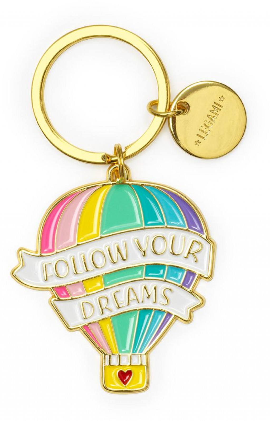Legami Kľúčenka Legami Enamel Key Ring - What A Key Ring - Air Balloon