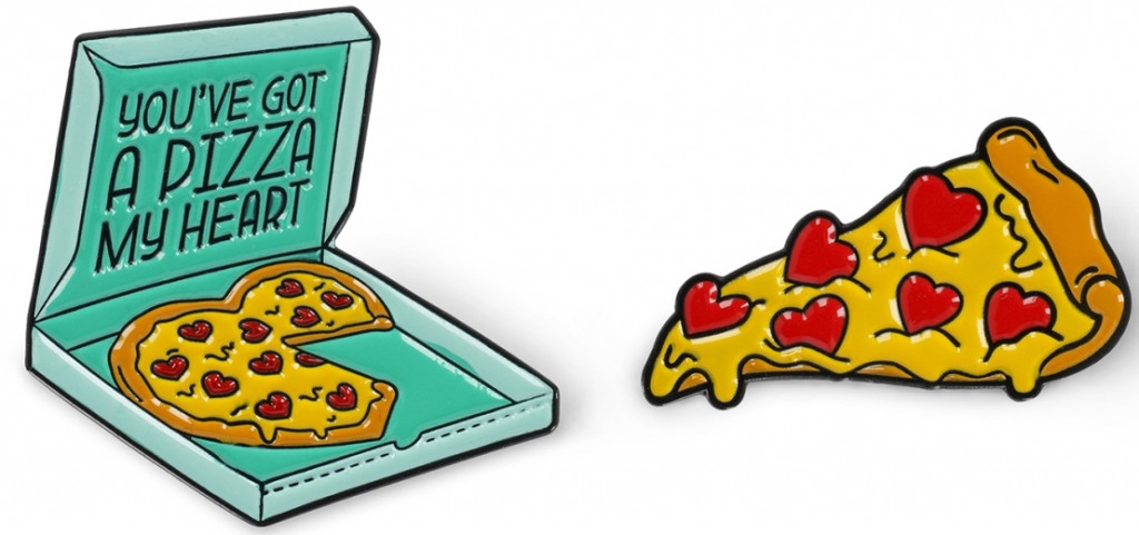 Legami Brošňa Legami Enamel Metal Pin - Pin Your Style! - Pizza