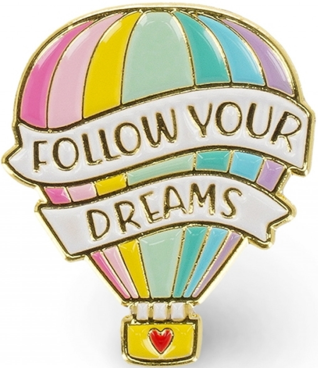 Legami Brošňa Legami Enamel Metal Pin - Pin Your Style! - Air Balloon