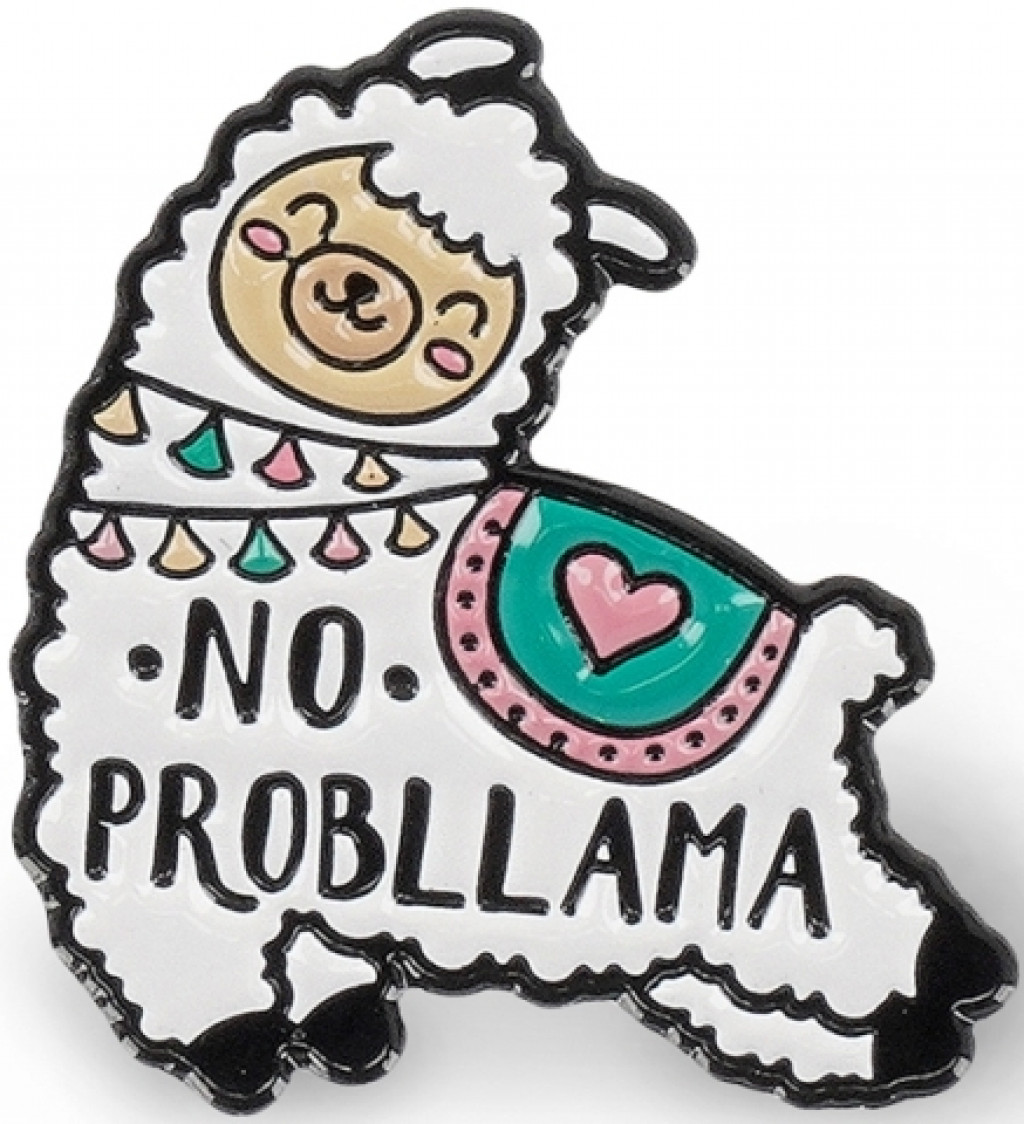 Legami Brošňa Legami Enamel Metal Pin - Pin Your Style! - Llama
