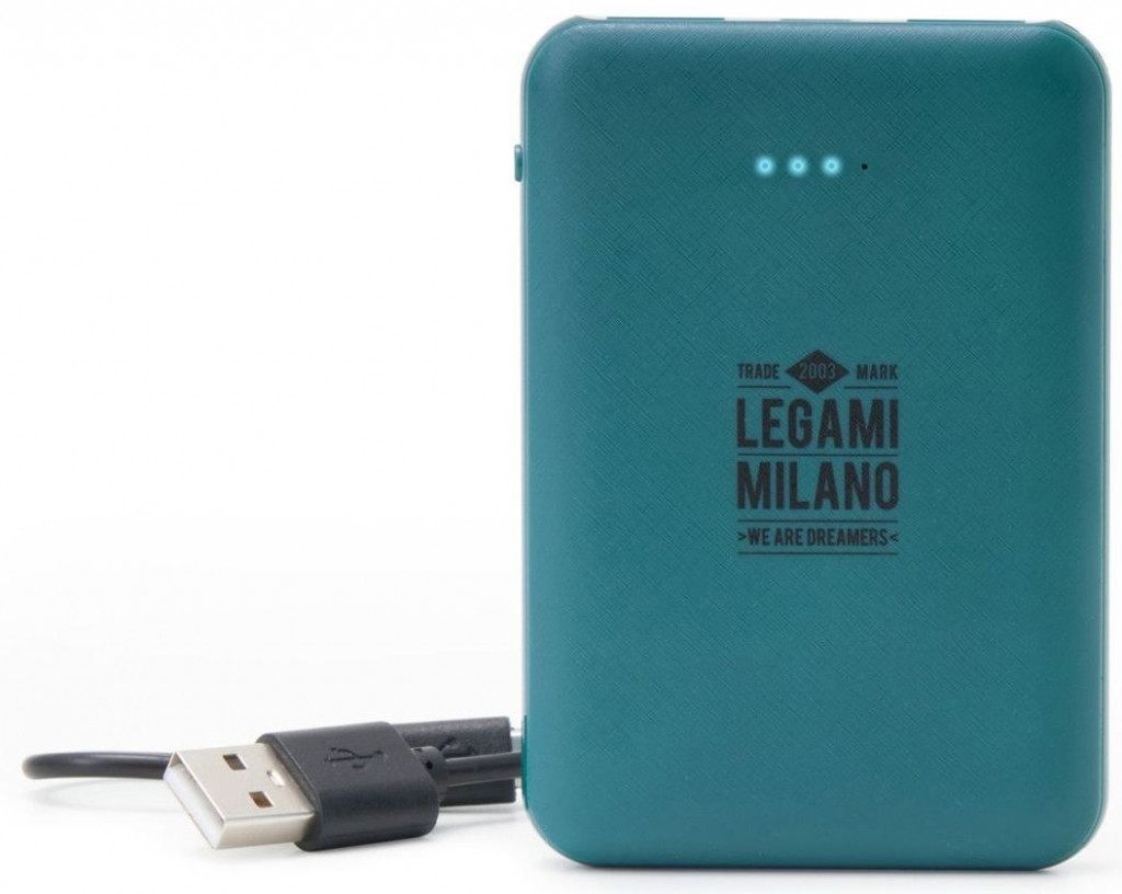 Legami Powerbanka Legami Power Bank - Supercharge_5000Mah - Petrol Blue