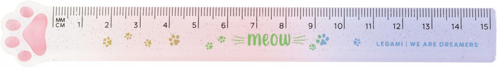 Legami Pravítko Legami Ruler - Meow - Kitty