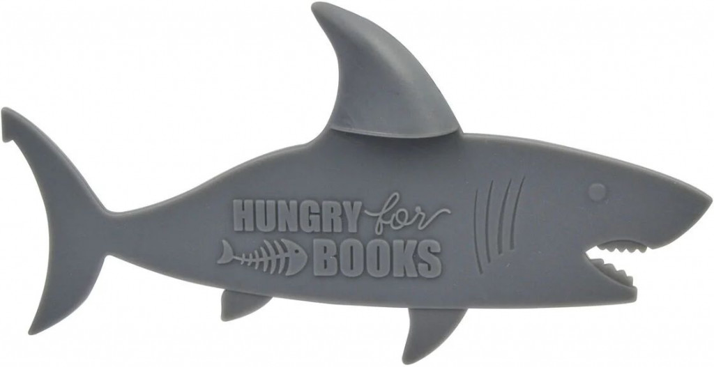 Legami Záložka Legami Bookmark - Hungry For Books - Shark