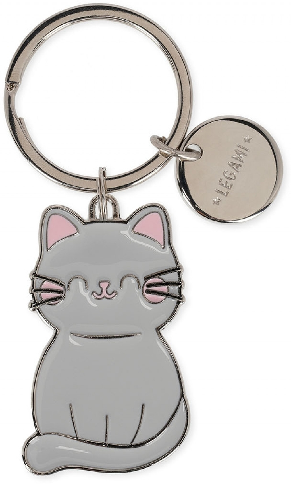 Legami Prívesok na kľúče Legami Enamel Key Ring - What A Key Ring! - Kitty