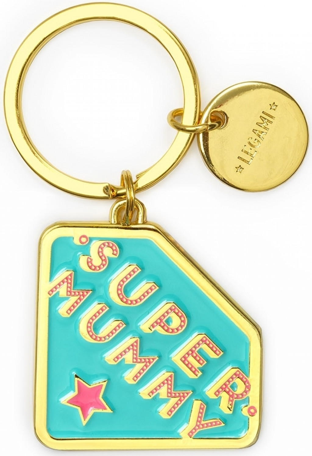 Legami Prívesok na kľúče Legami Enamel Key Ring - What A Key Ring - Super Mummy