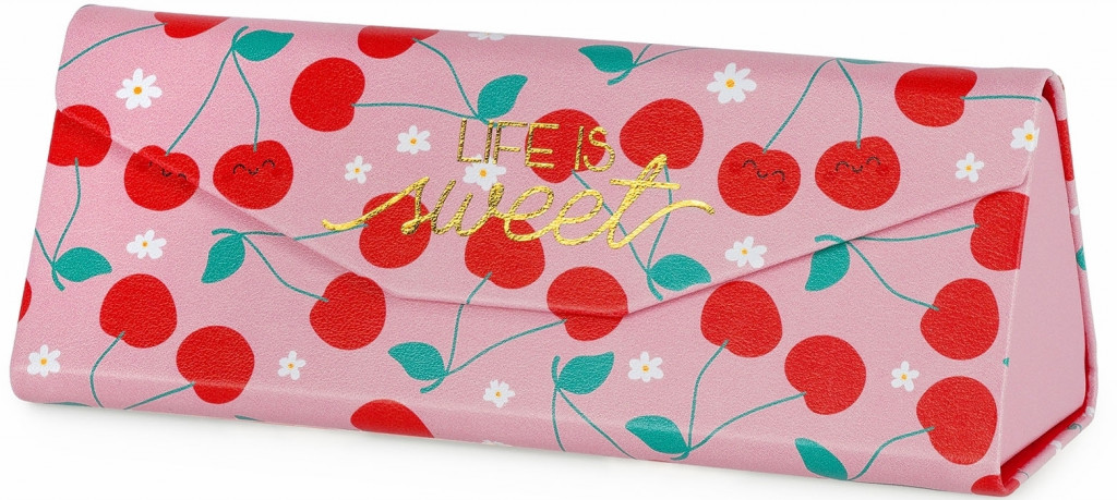 Legami Puzdro na okuliare Legami Foldable Glasses Case - See You Soon - Cherry