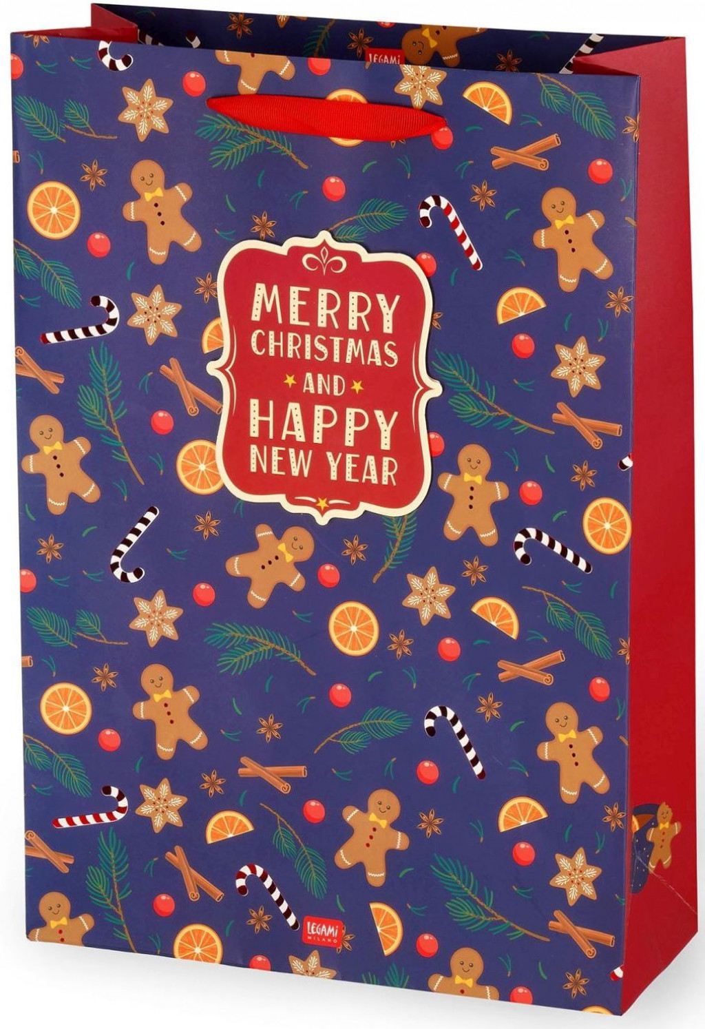 Legami Darčeková taška Legami Gift Bag - X-Large - Gingerbread