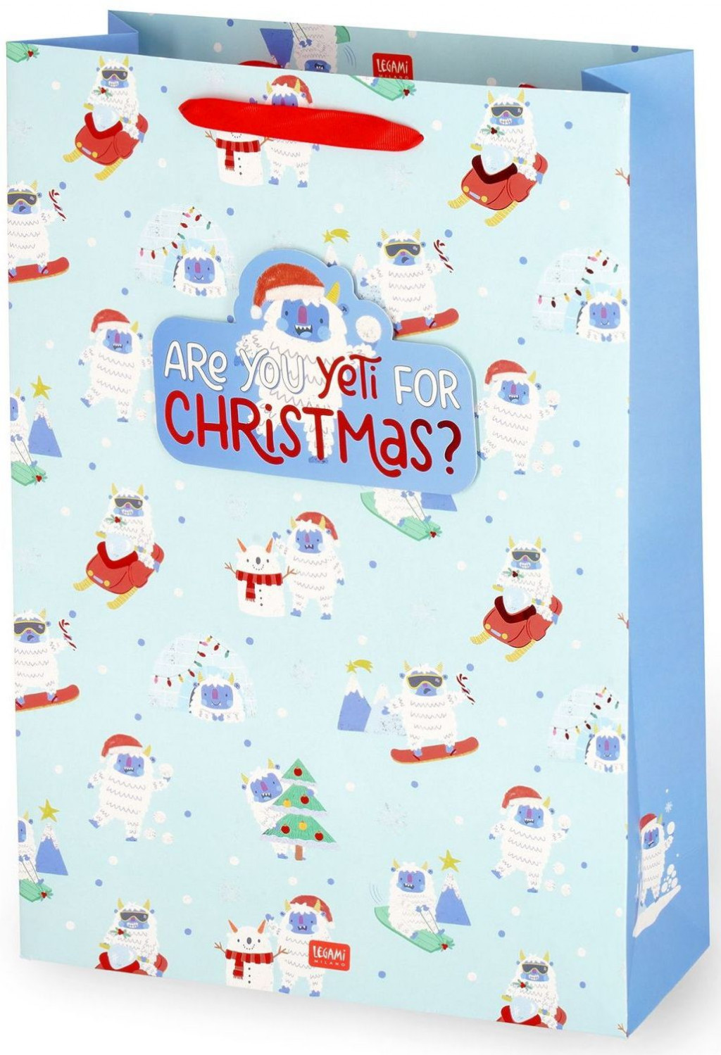 Legami Darčeková taška Legami Gift Bag - X-Large - Yeti