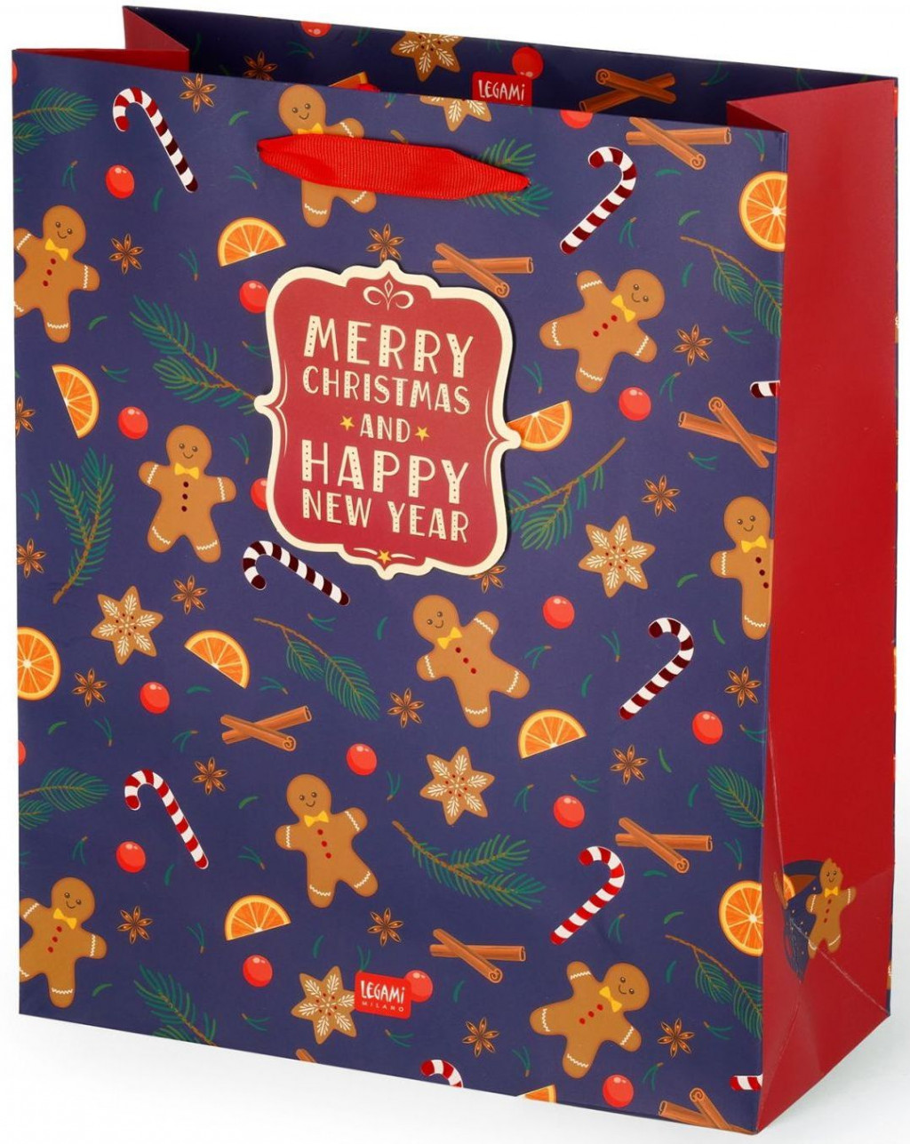 Legami Darčeková taška Legami Gift Bag - Large - Gingerbread
