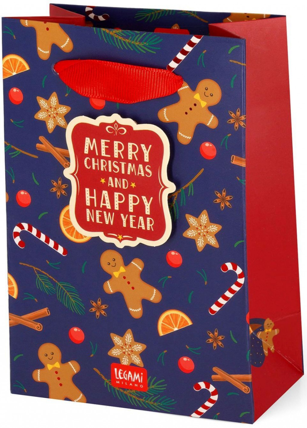 Legami Darčeková taška Legami Gift Bag - Small - Gingerbread