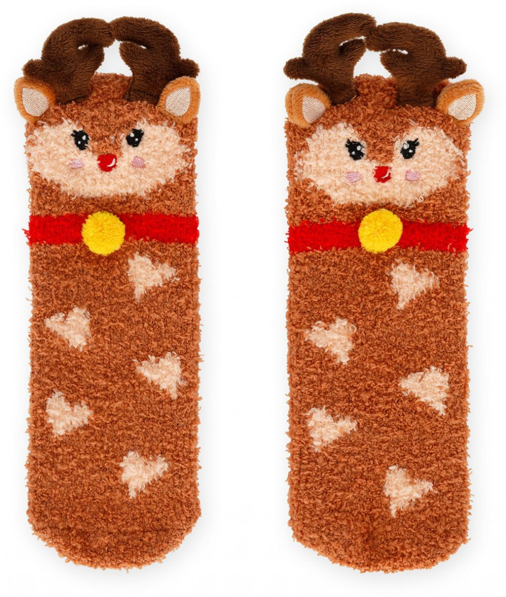 Legami Protišmykové ponožky Legami Non-Slip Socks - It's A Match! - Reindeer - Kid