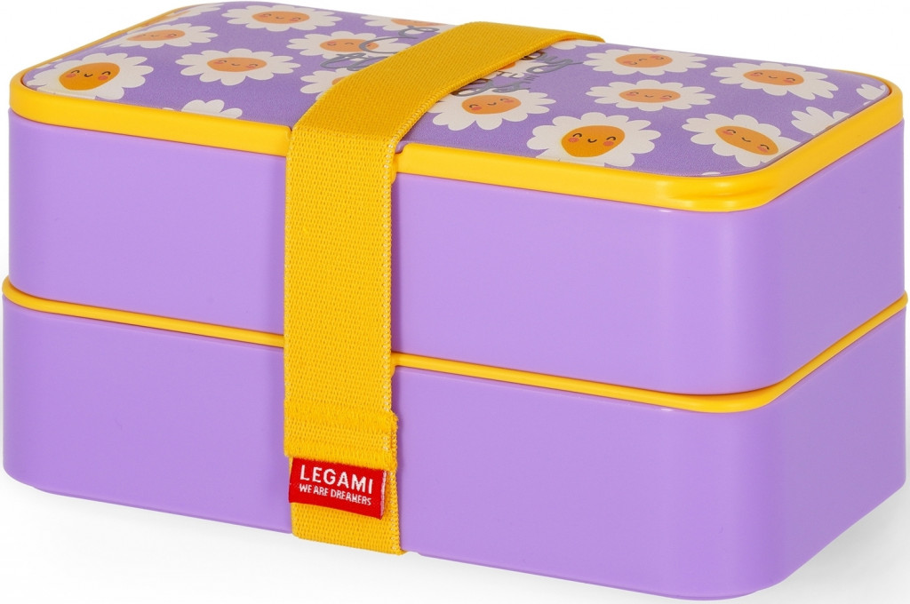 Legami Škatuľka na desiatu Legami Lunch Box 1200 Ml - Daisy