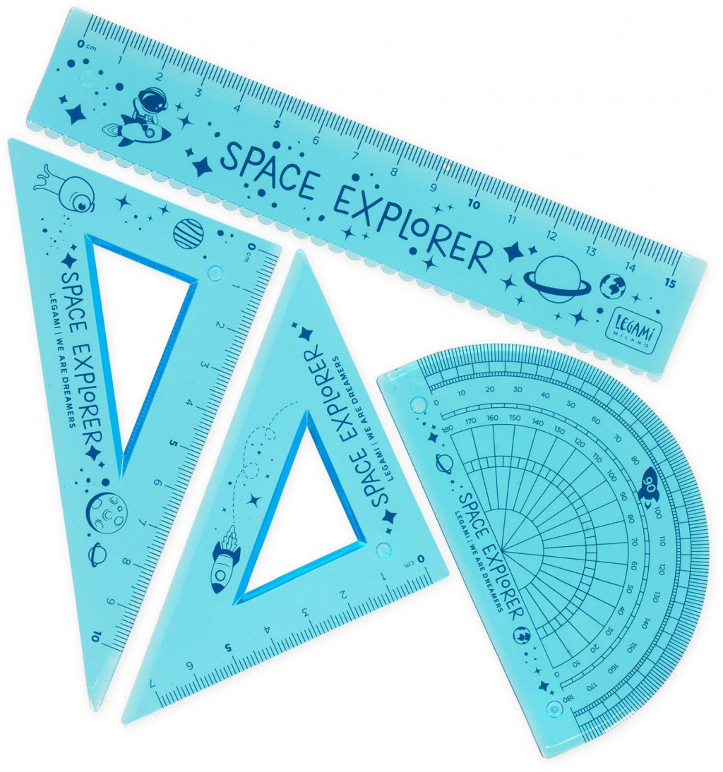 Legami Set pravítok Legami Geometry Set - You Rule! - Space