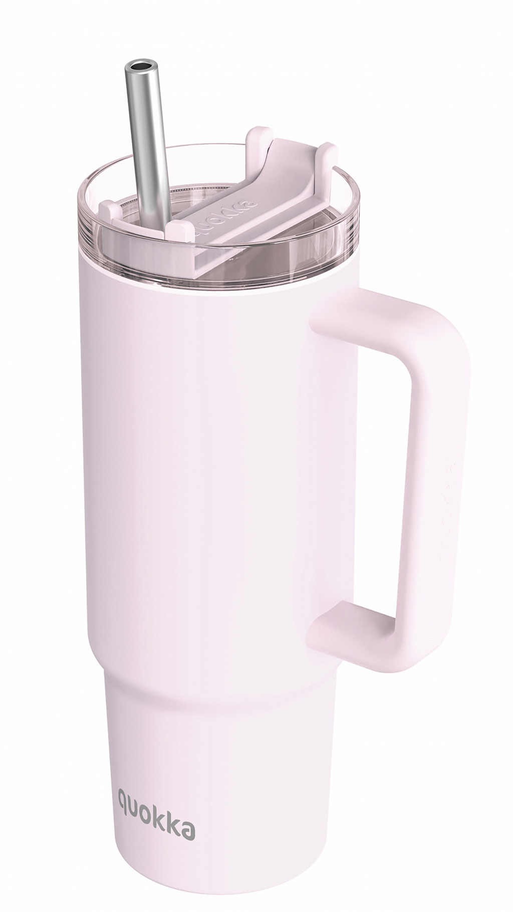 Quokka Nerezový termohrnček so slamkou Stream Light Pink 950 ml