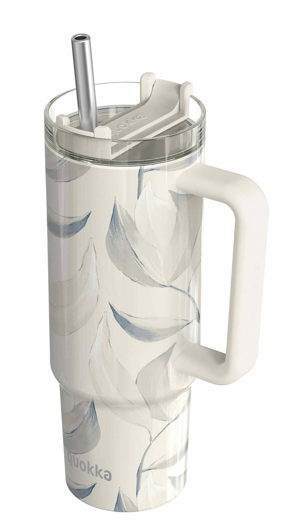 Quokka Nerezový termohrnček so slamkou Stream Cotton 950 ml
