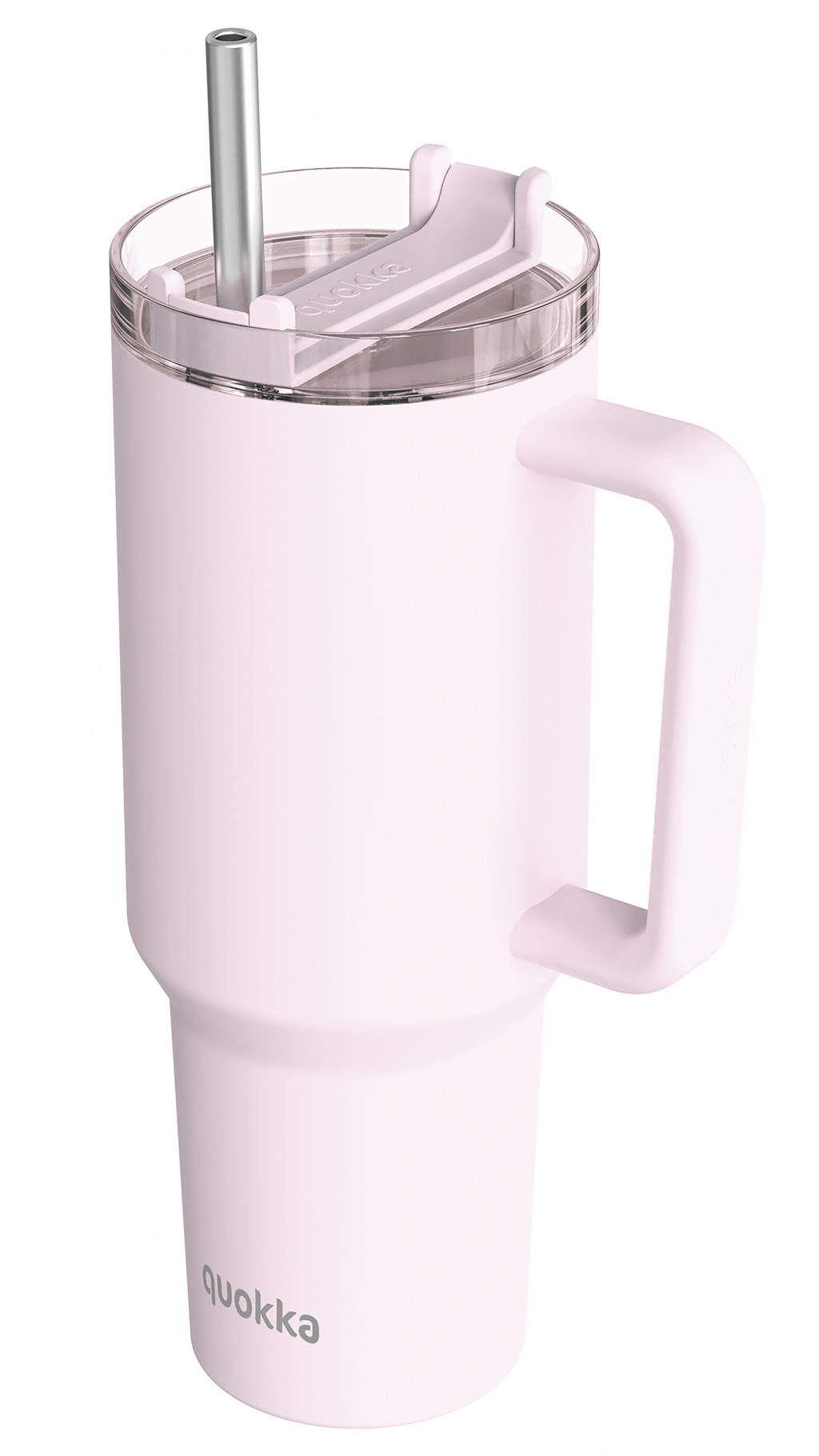 Quokka Nerezový termohrnček so slamkou Stream Light Pink 1200 ml