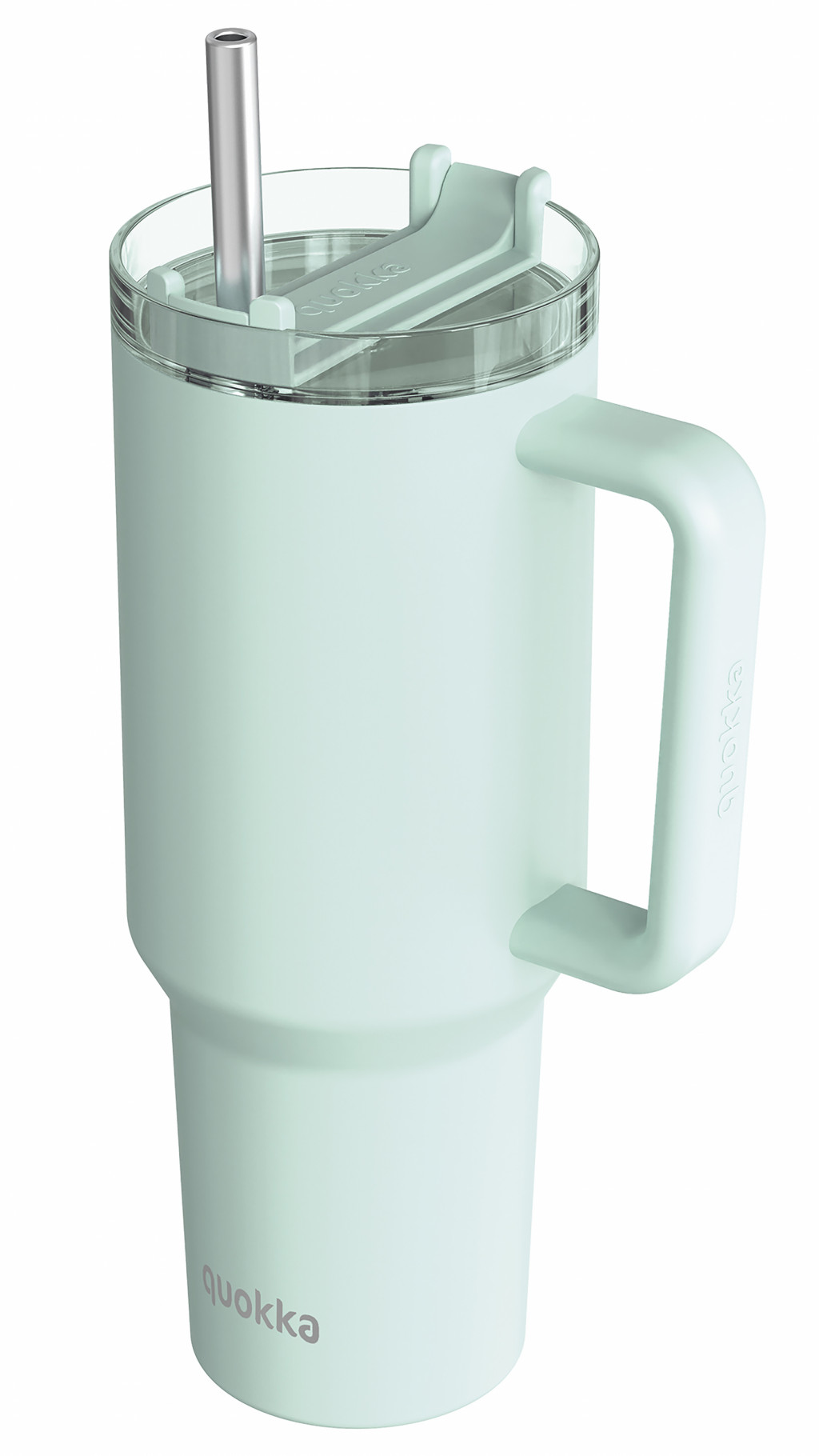 Quokka Nerezový termohrnček so slamkou Stream Turquoise 1200 ml