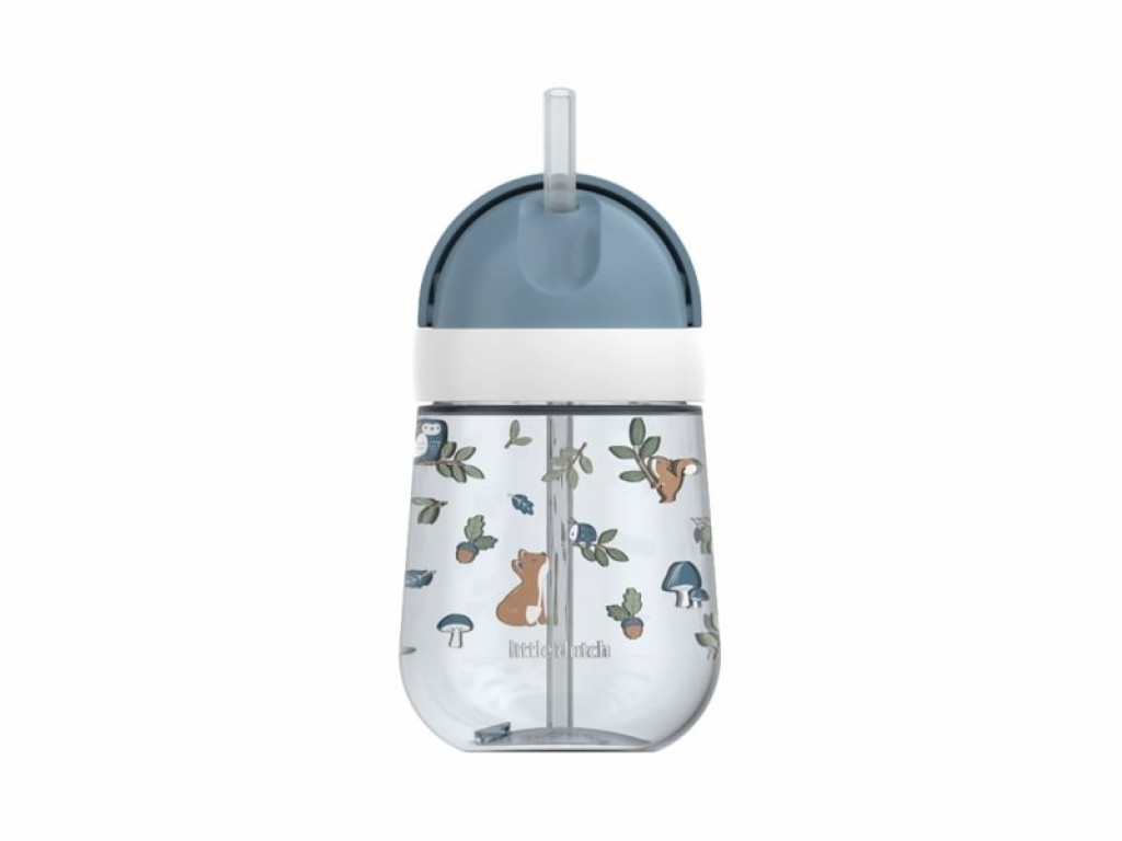 Little Dutch Hrnček so slamkou 300 ml 9m+ Forest Friends