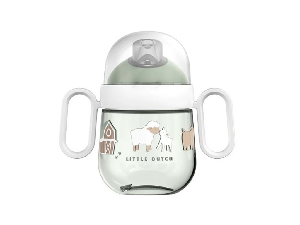 Little Dutch Hrnček s náustkom 200 ml Farma