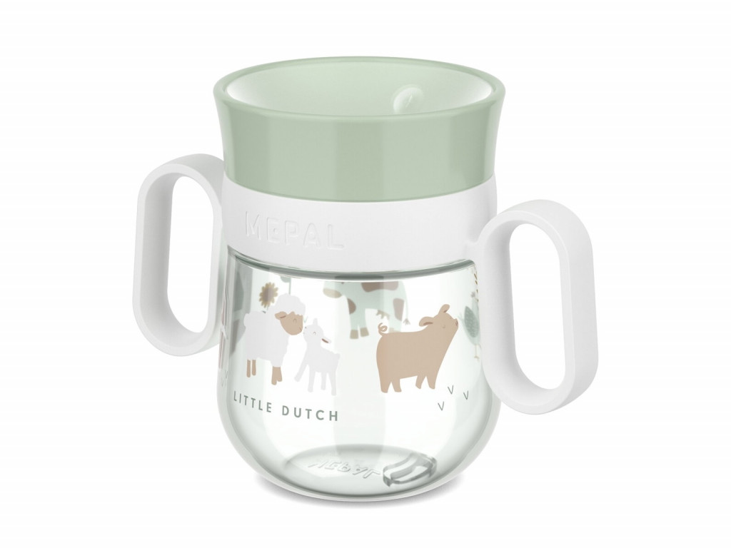 Little Dutch Hrnček trénovací 360 ° 200 ml 6m + Farma
