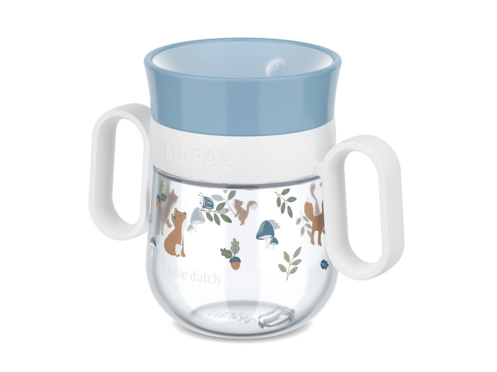 Little Dutch Hrnček trénovací 360 ° 200 ml 6m + Forest Friends