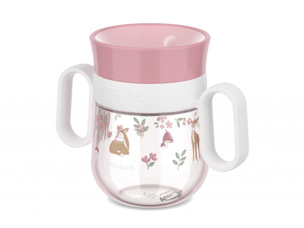 Little Dutch Hrnček trénovací 360 ° 200 ml 6m + Fairy Garden