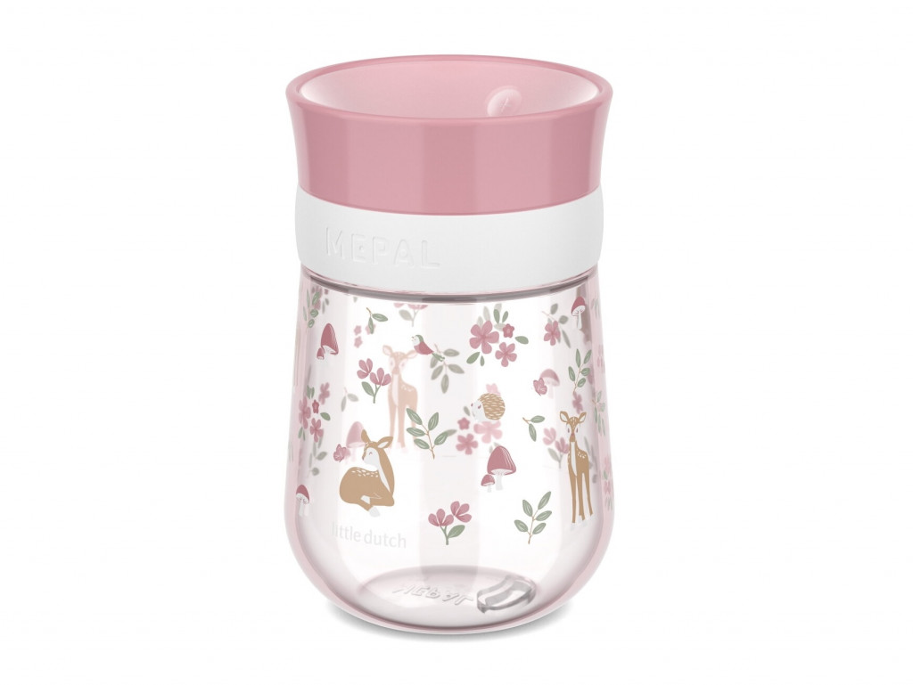 Little Dutch Hrnček trénovací 360 ° 300 ml 9m + Fairy Garden