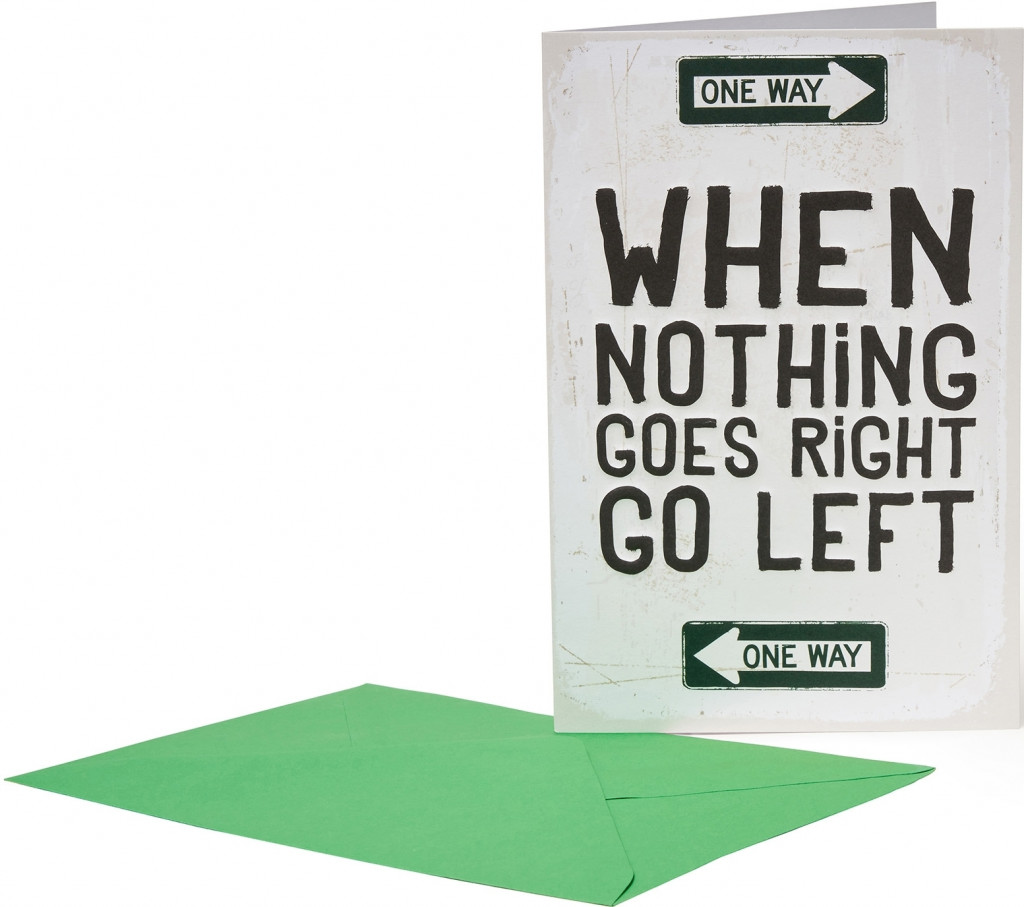 Legami Prianiečko Legami Unusual Greeting Cards - 11,5X17 When Nothing