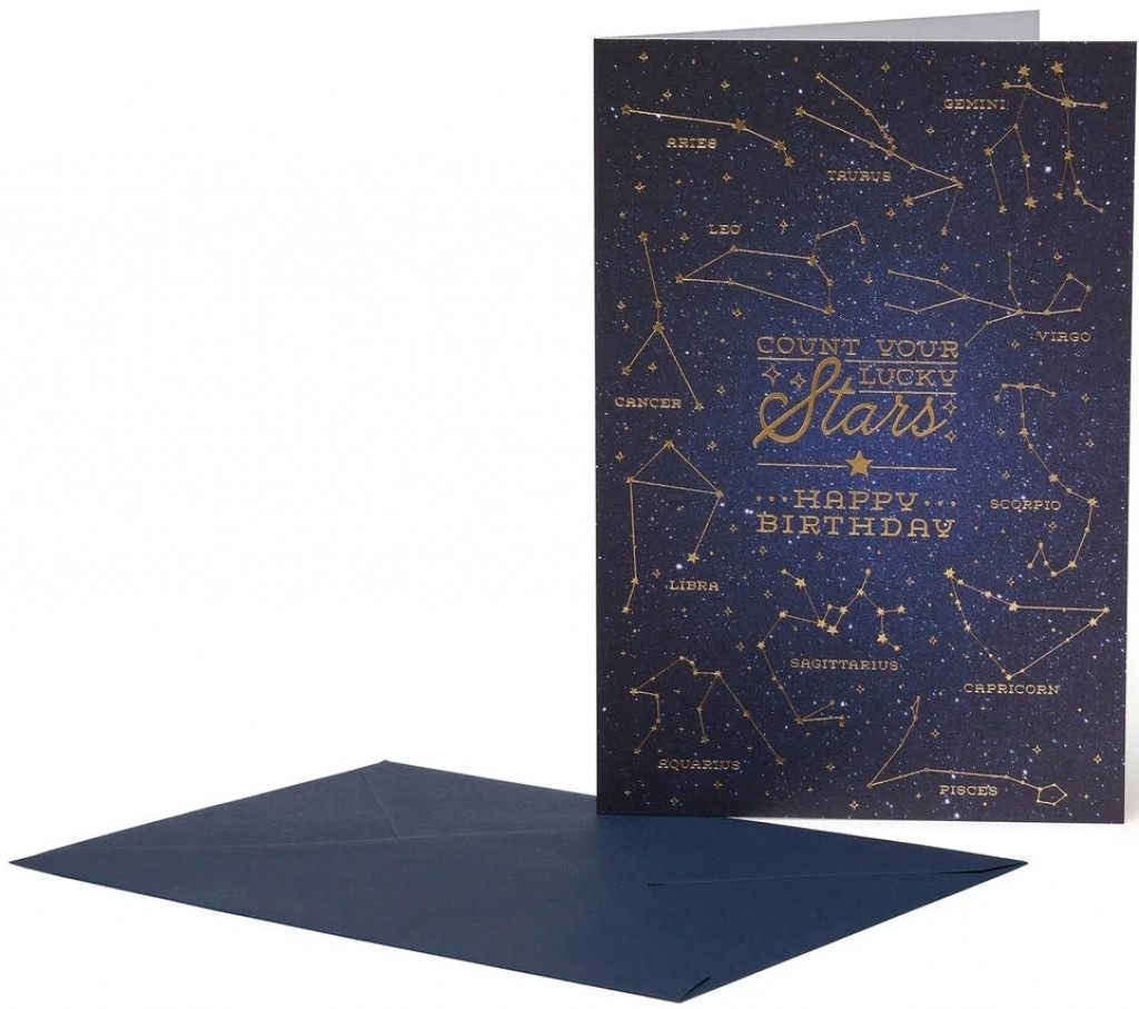 Legami Prianiečko Legami Happiness Greeting Cards - 11.5X17 - Lucky Stars