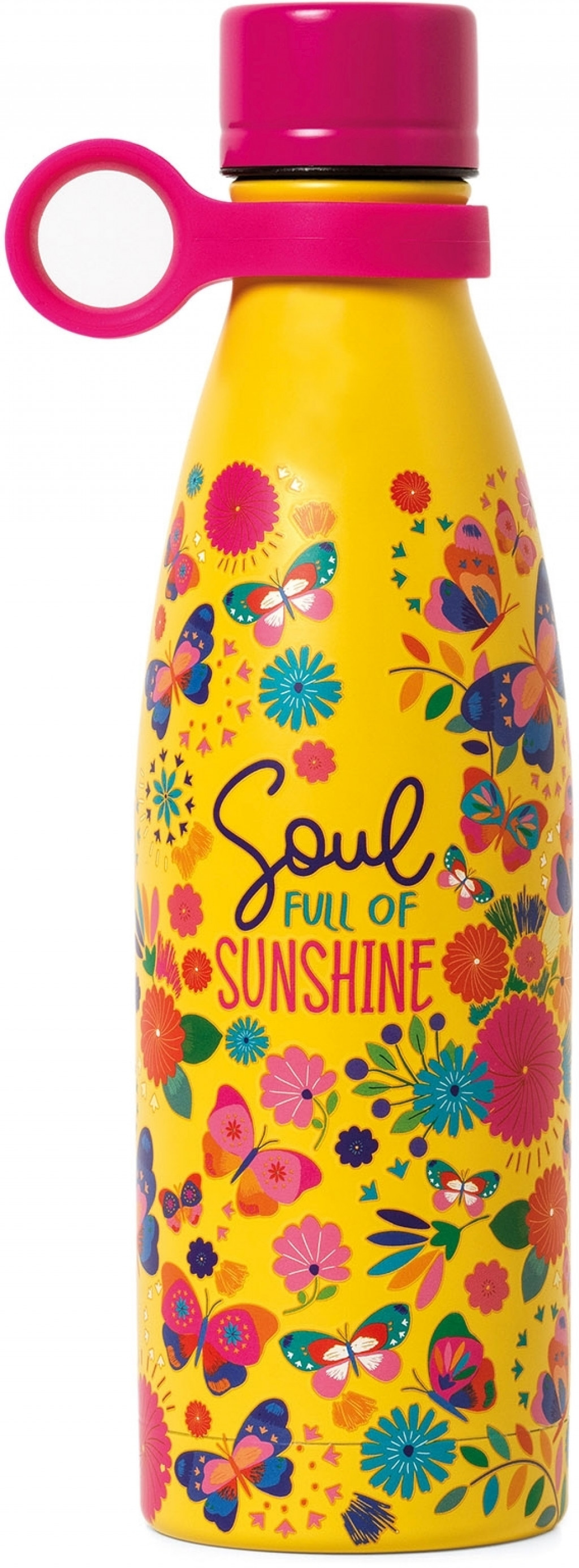 Legami Termo fľaša Legami Hot & Cold - Vacuum Bottle - 500 ml - Butterfly