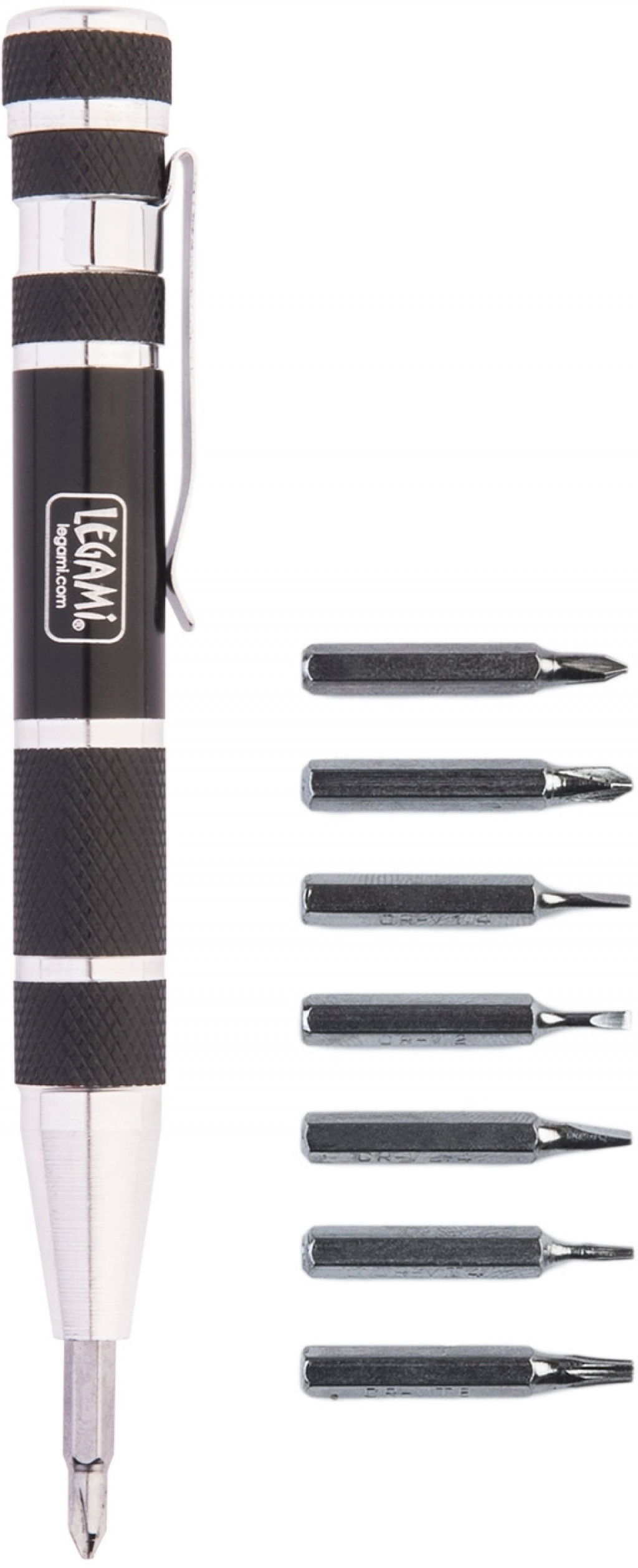 Legami Vreckový skrutkovač Legami Sos Mr. Bit - Pocket Screwdriver - Black