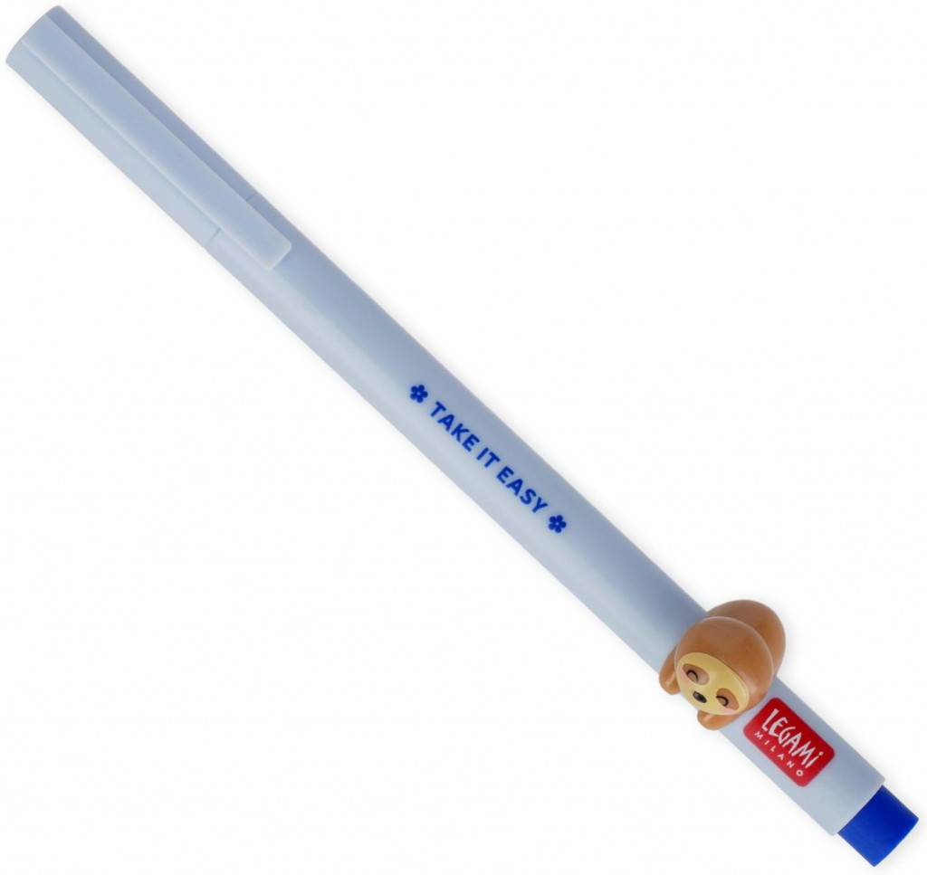 Legami Gélové pero Legami Gél Pen With Animal Decoration - Lovely Friends - Sloth
