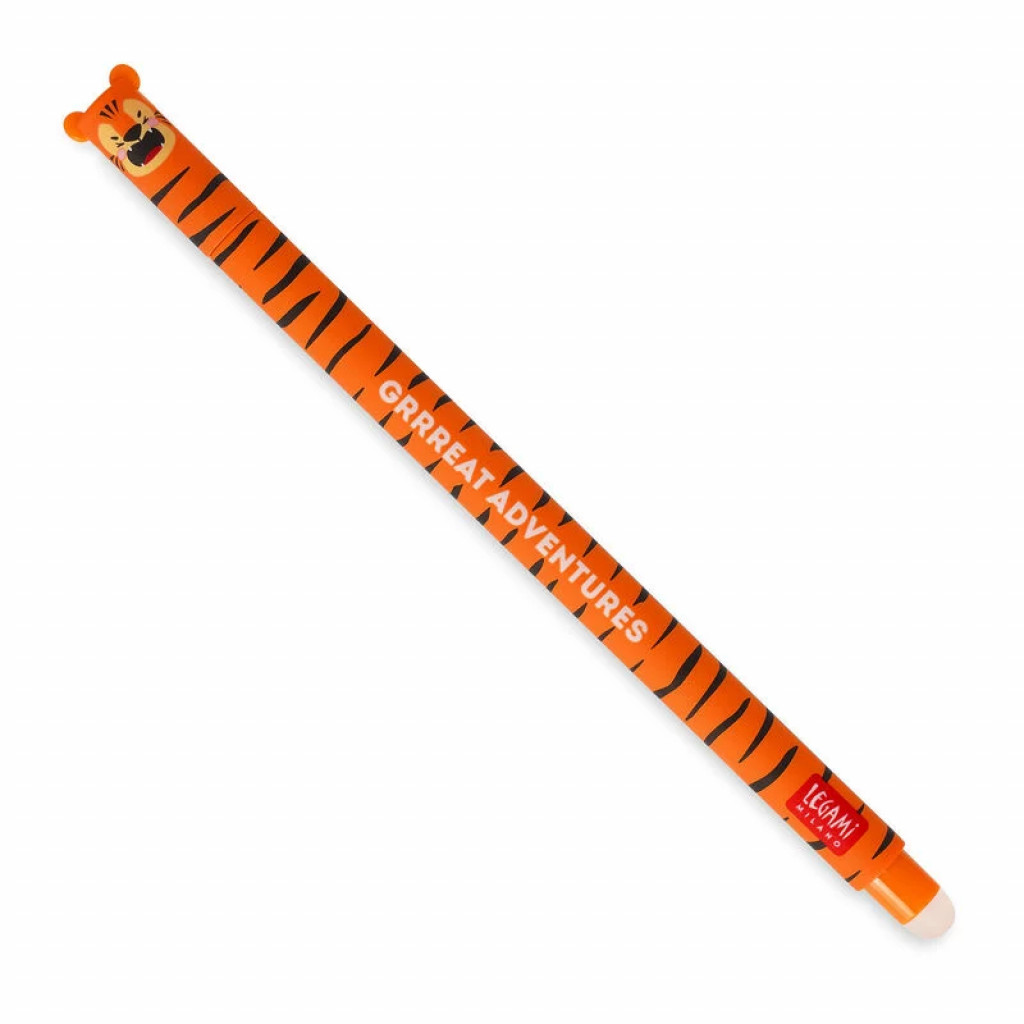 Legami Gumovací pero Legami Erasable Gel Pen - Erasable Pen - Tiger - Orange Ink