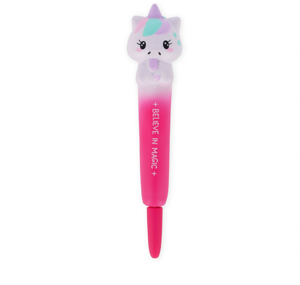 Legami Antistresové gélové pero Legami Squishy Gél Pen - Squeezies - Unicorn