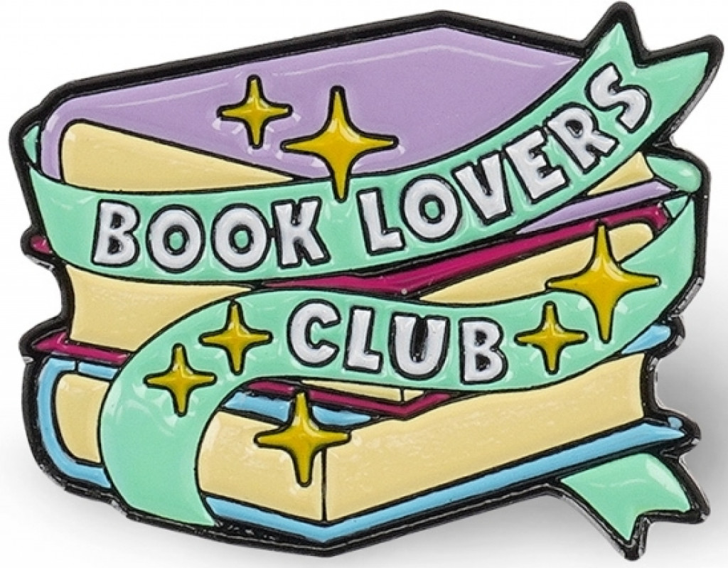 Legami Brošňa Legami Enamel Metal Pin - Pin Your Style! - Book Lover