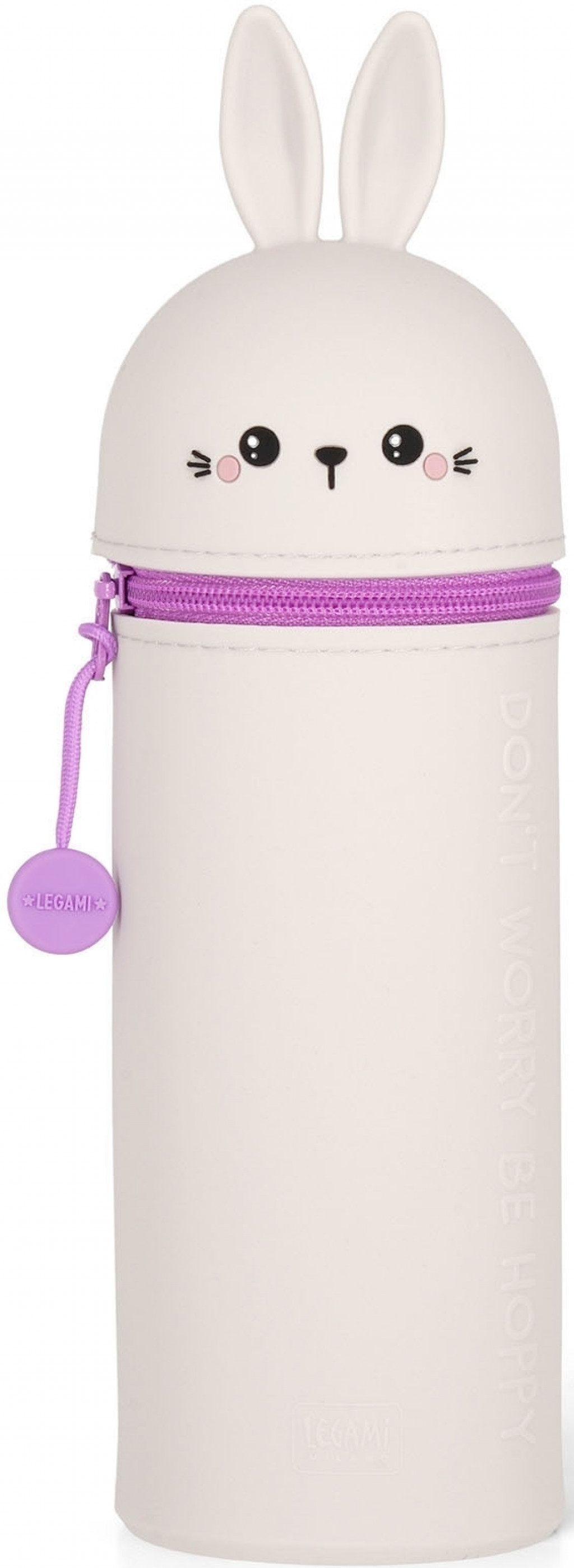 Legami Peračník Legami 2-In-1 Silicone Pencil Case - Kawaii - Bunny