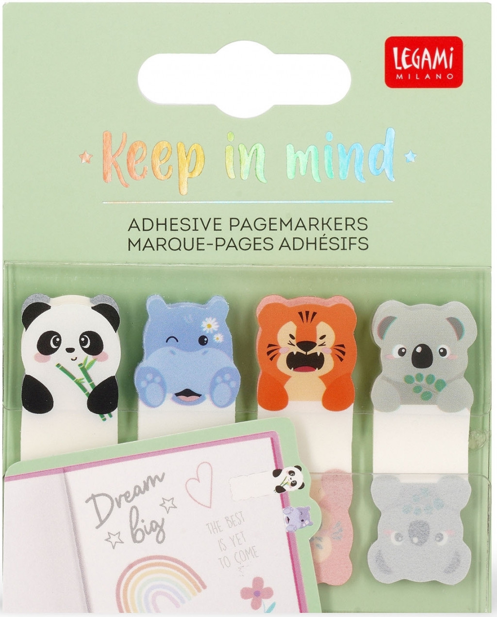 Legami Lepítka Legami Adhesive Pagemarkers - Keep In Mind - Cute Animals