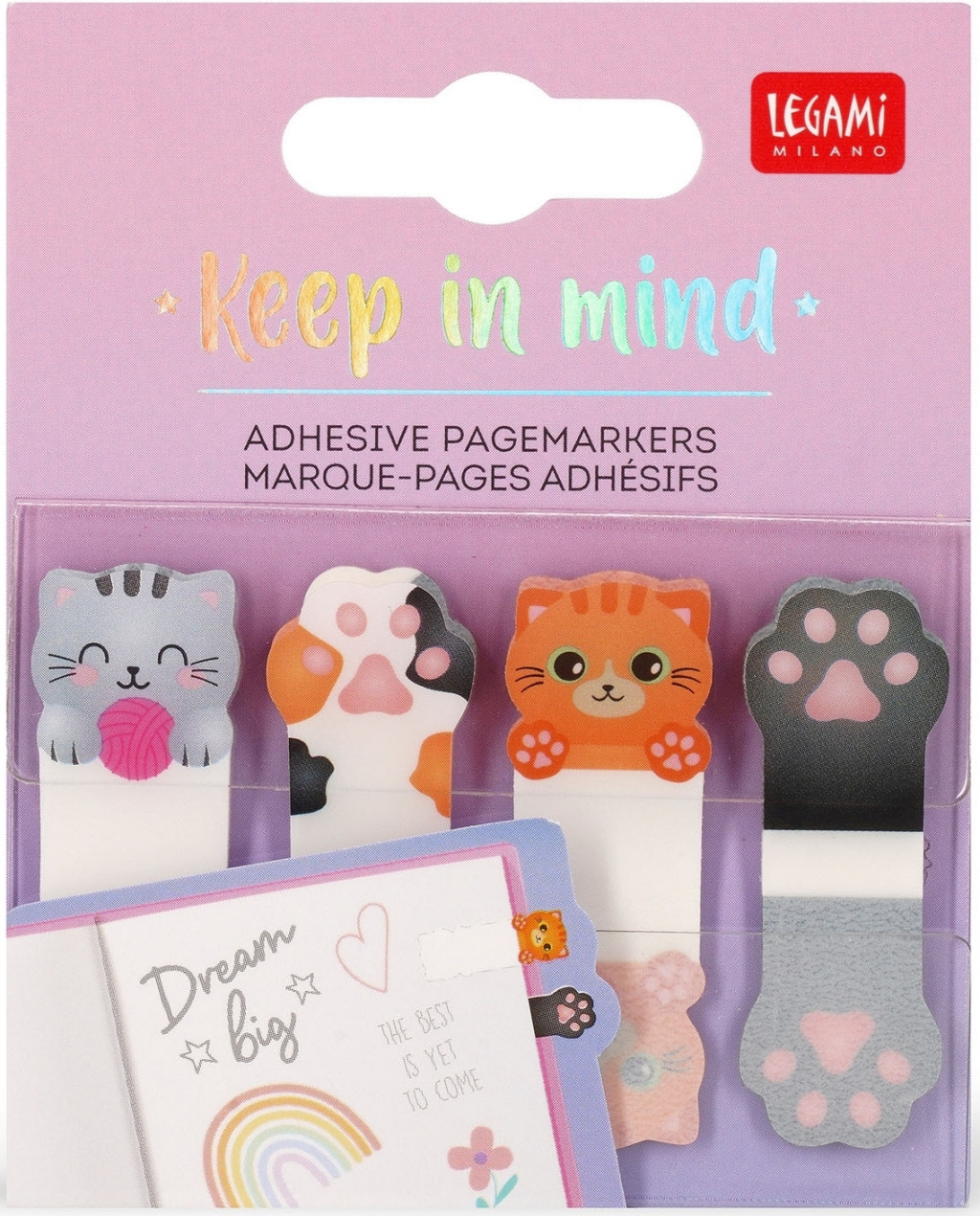 Legami Lepítka Legami Adhesive Pagemarkers - Keep In Mind - Kitty