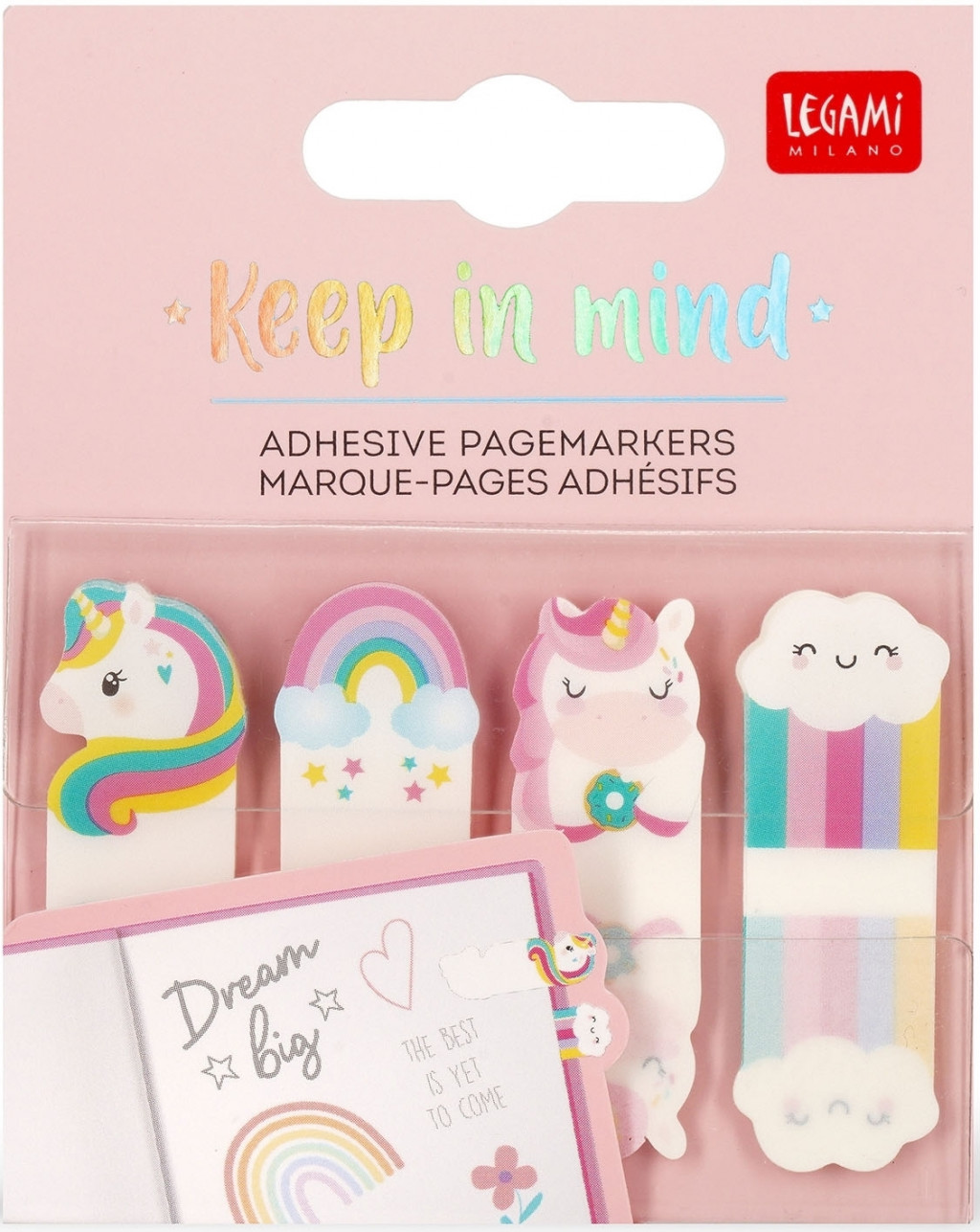 Legami Lepítka Legami Adhesive Pagemarkers - Keep In Mind - Unicorn