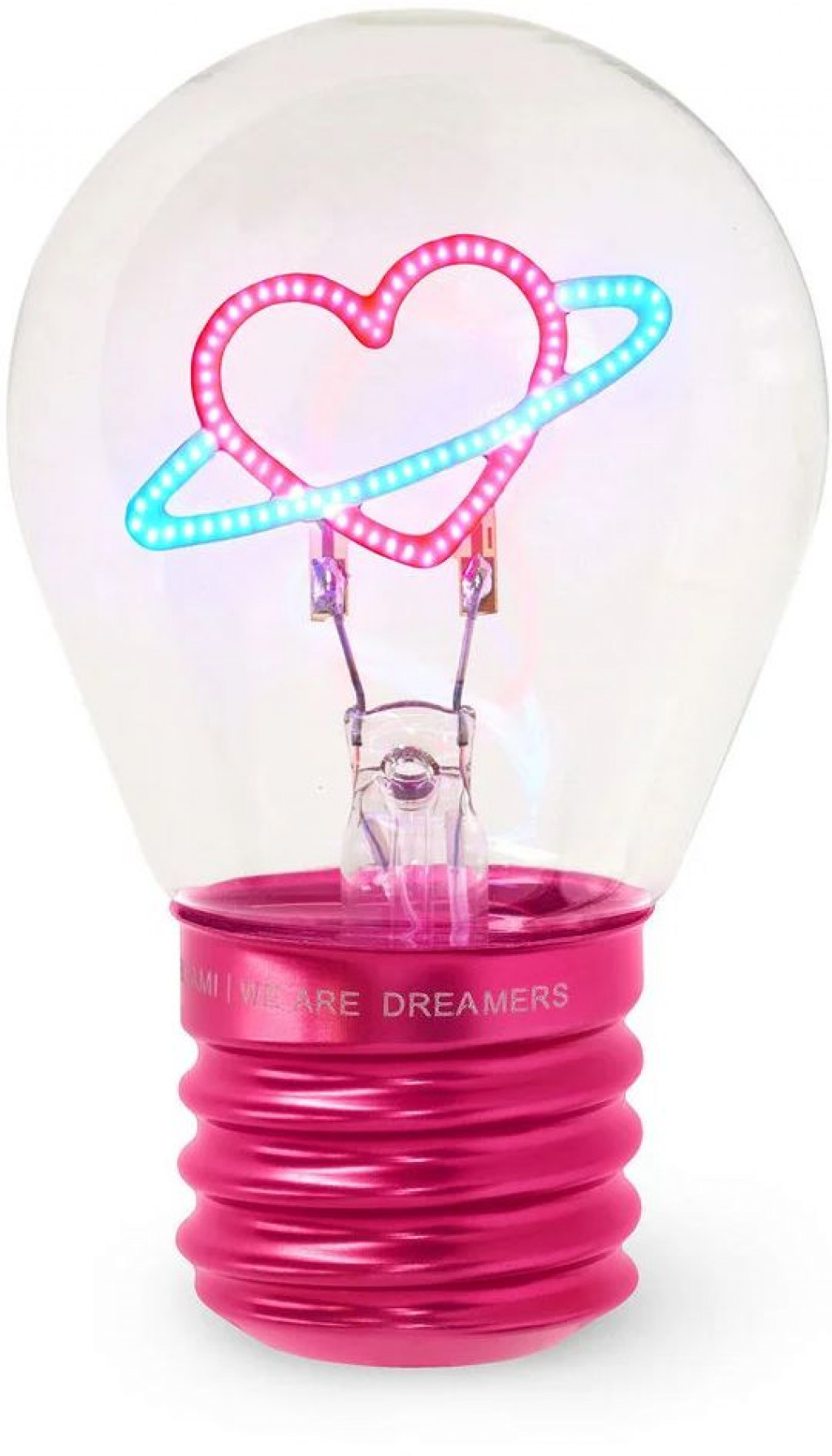 Legami Dekoračné svetlo Legami Lightbulb-Shaped Table Lamp - Bulb Fiction - Planet Heart