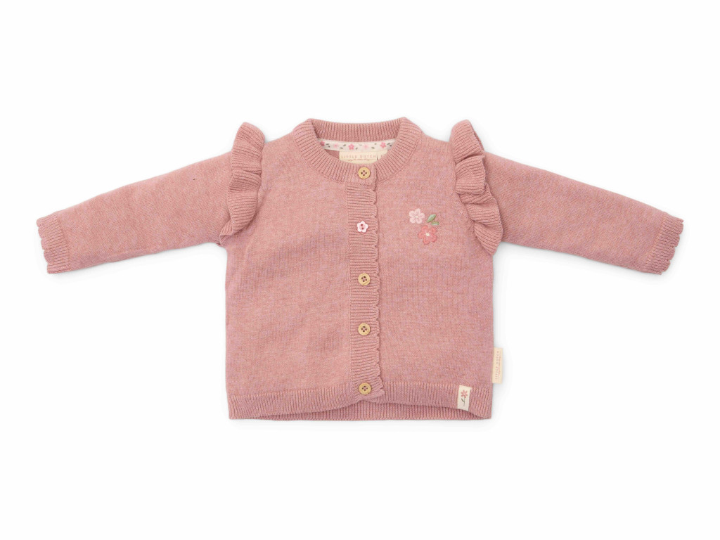 Little Dutch Kardigan pletený Fairy Pink vel. 62