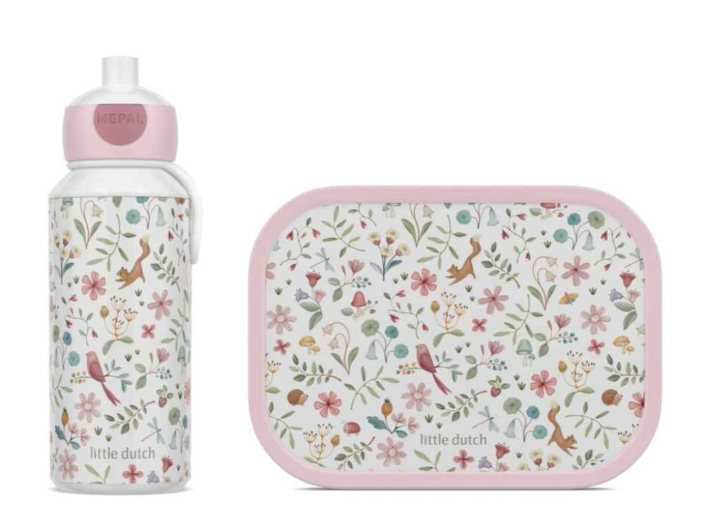 Little Dutch Desiatový set (fľaša 400ml+box) Fairy Wonders