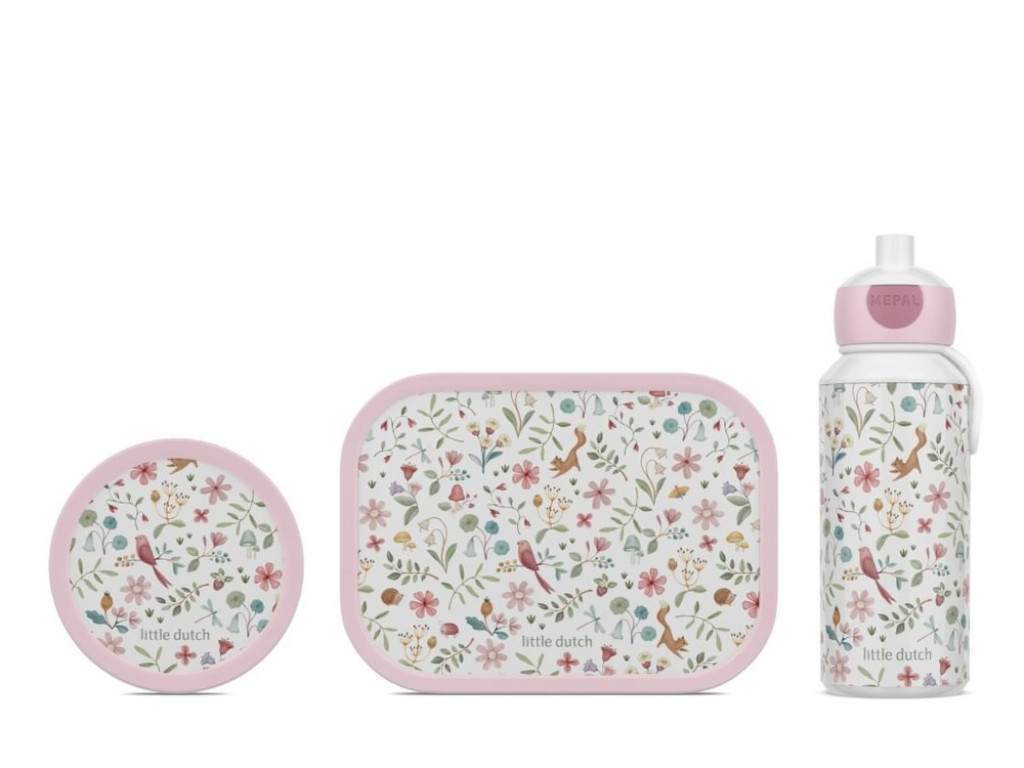 Little Dutch Desiatový set (fľaša 400ml+box+box na ovocie) Fairy Wonders