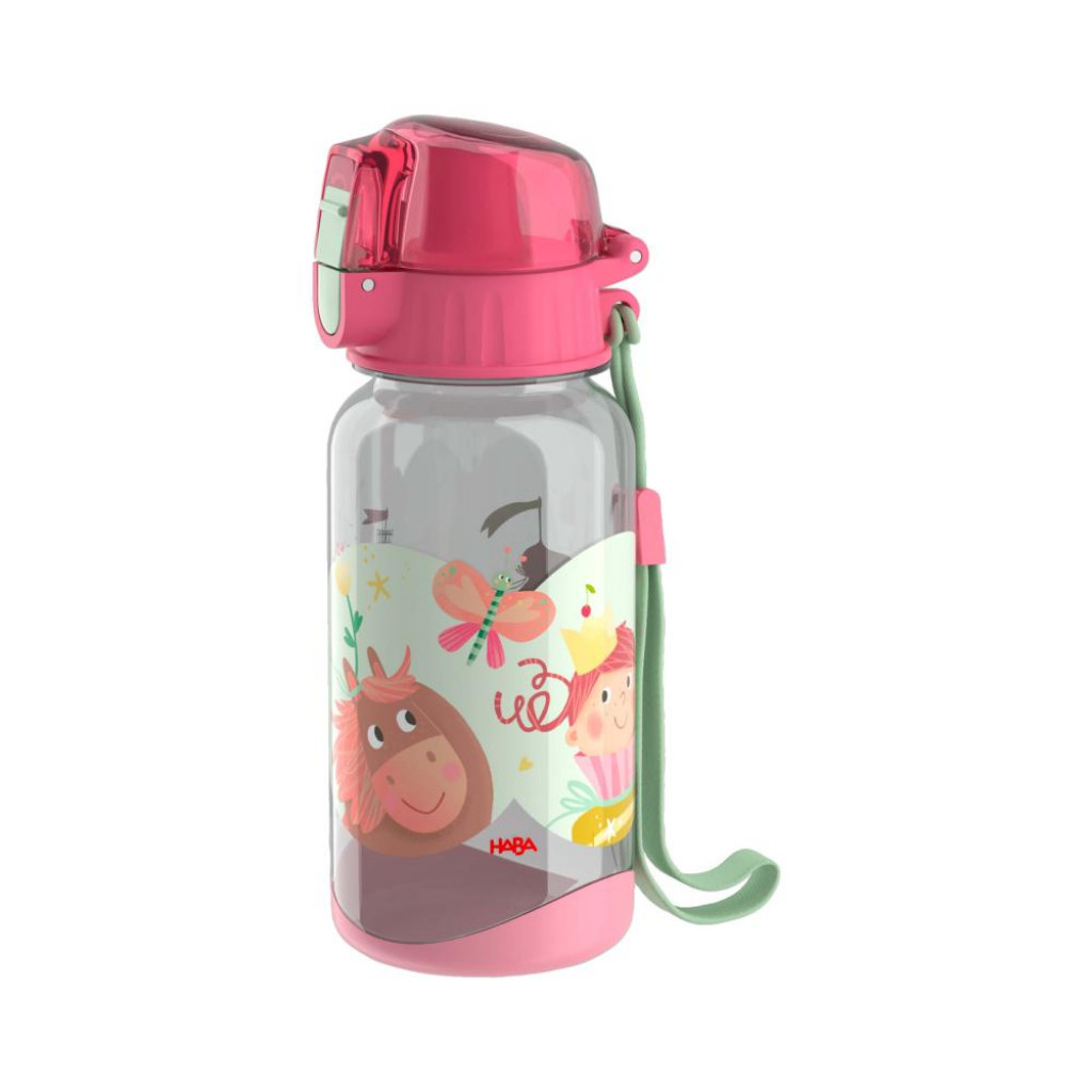 Haba Zdravá fľaša pre deti Princezná a koník 400 ml