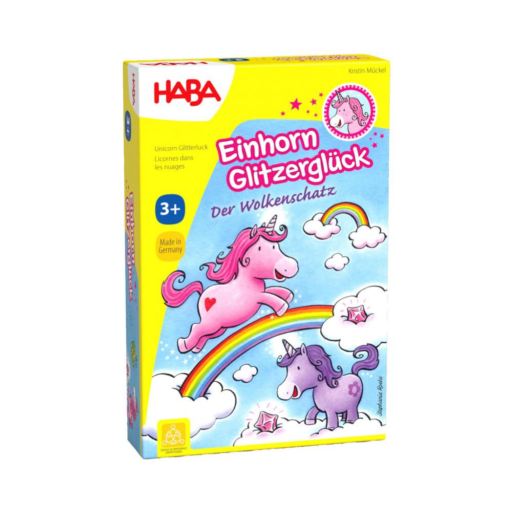 Haba Spoločenská hra pre deti Magický jednorožec Poklad v oblakoch od 3 rokov