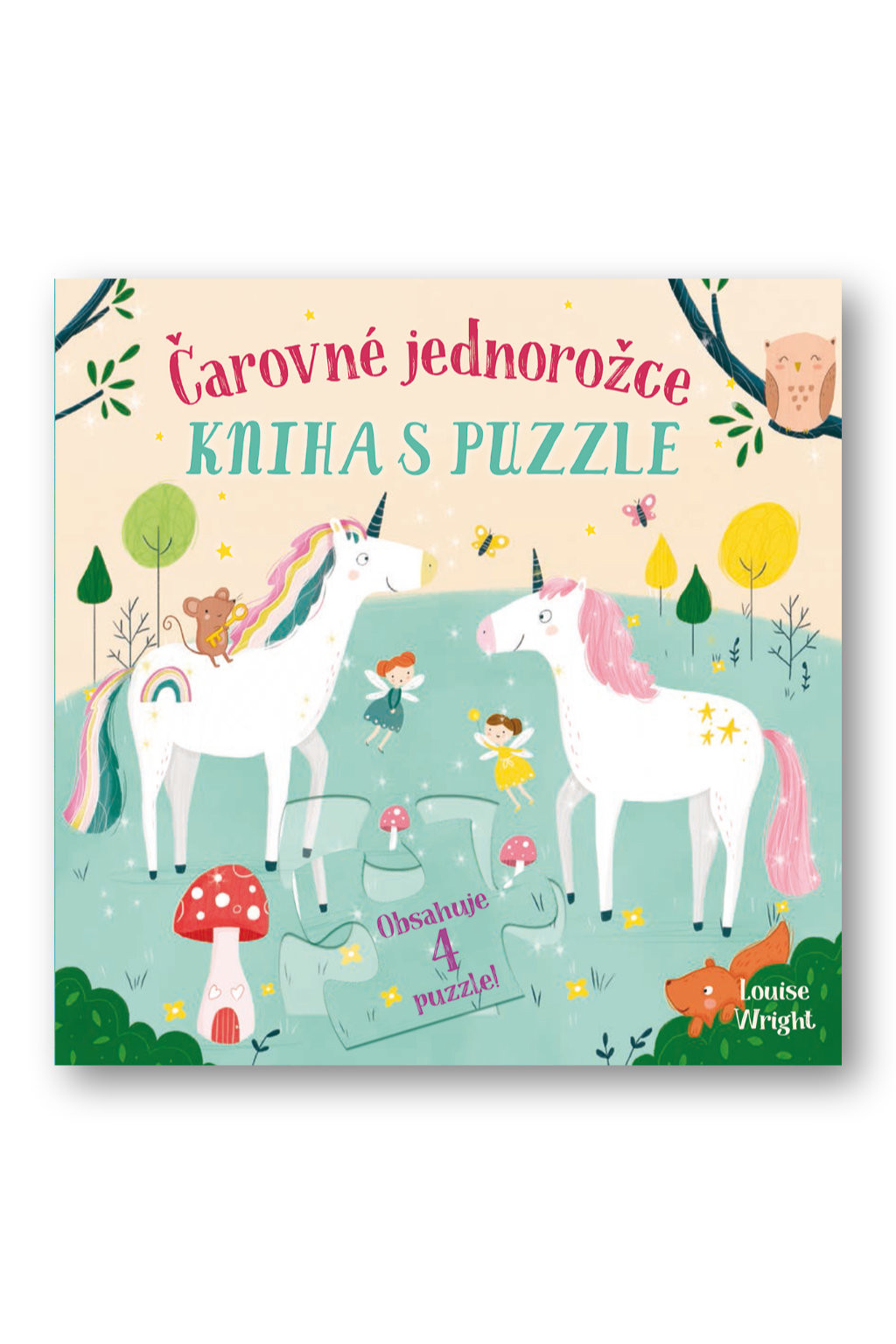 Svojtka Čarovné jednorožce Kniha s puzzle