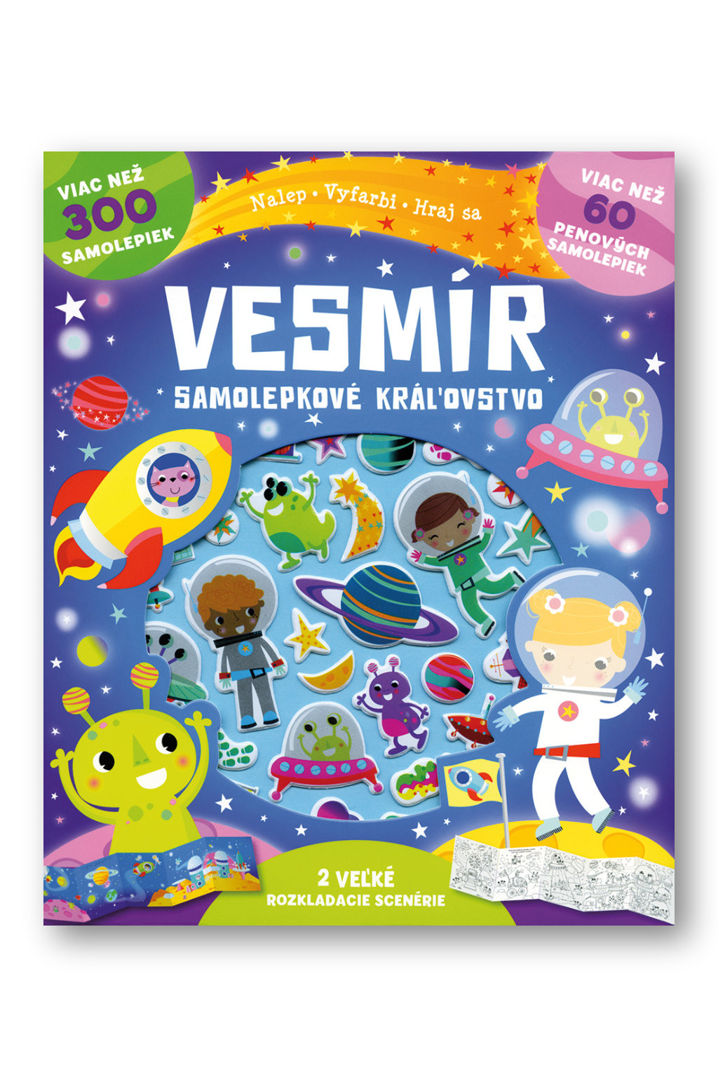 Svojtka Vesmír - kúzelné samolepkové kráľovstvo