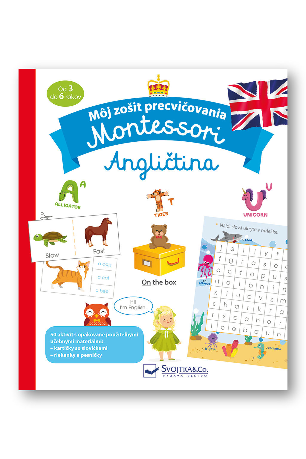 Svojtka Môj zošit precvičovania Montessori Angličtina