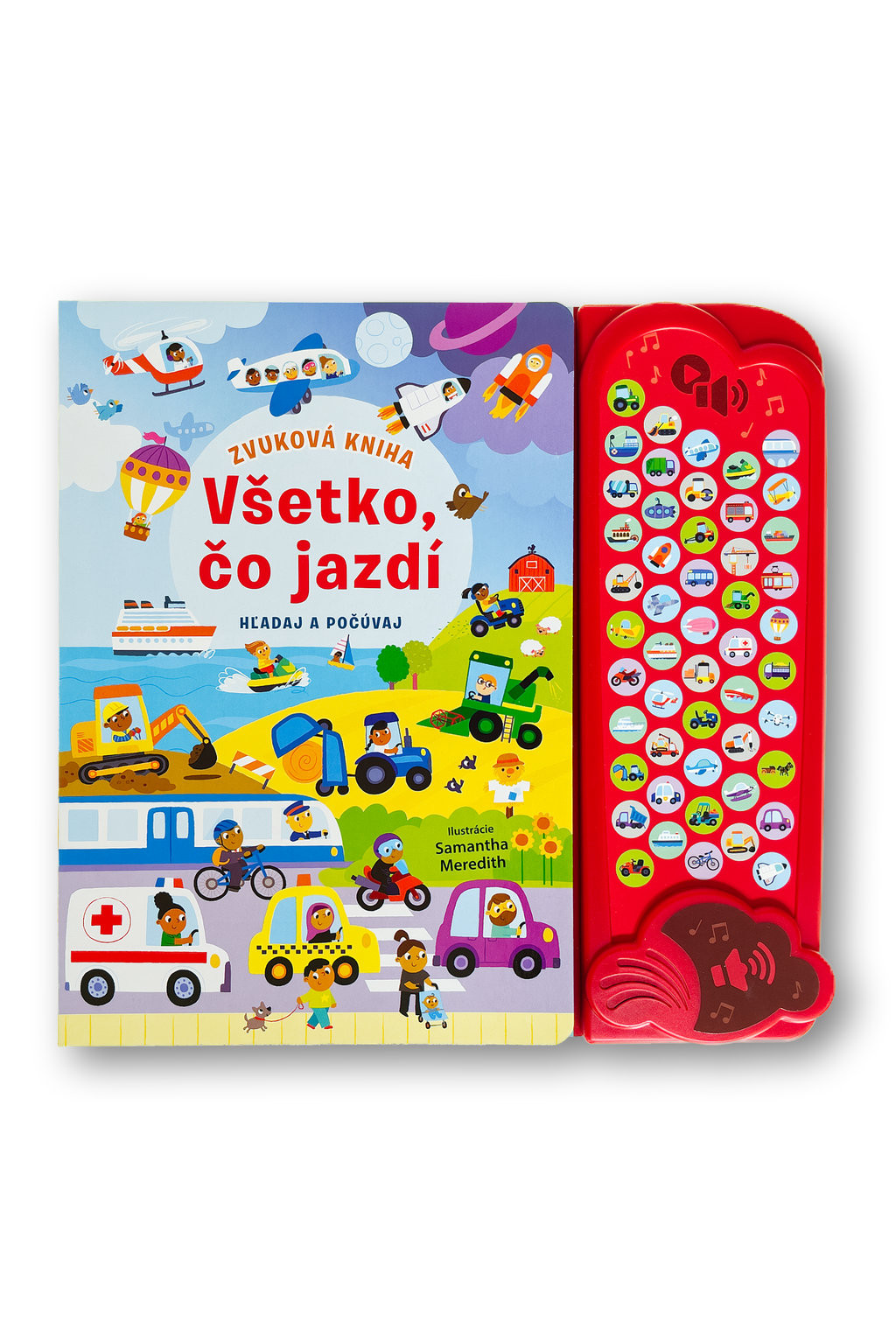 Svojtka Zvuková kniha Hľadaj a počúvaj Všetko, čo jazdí