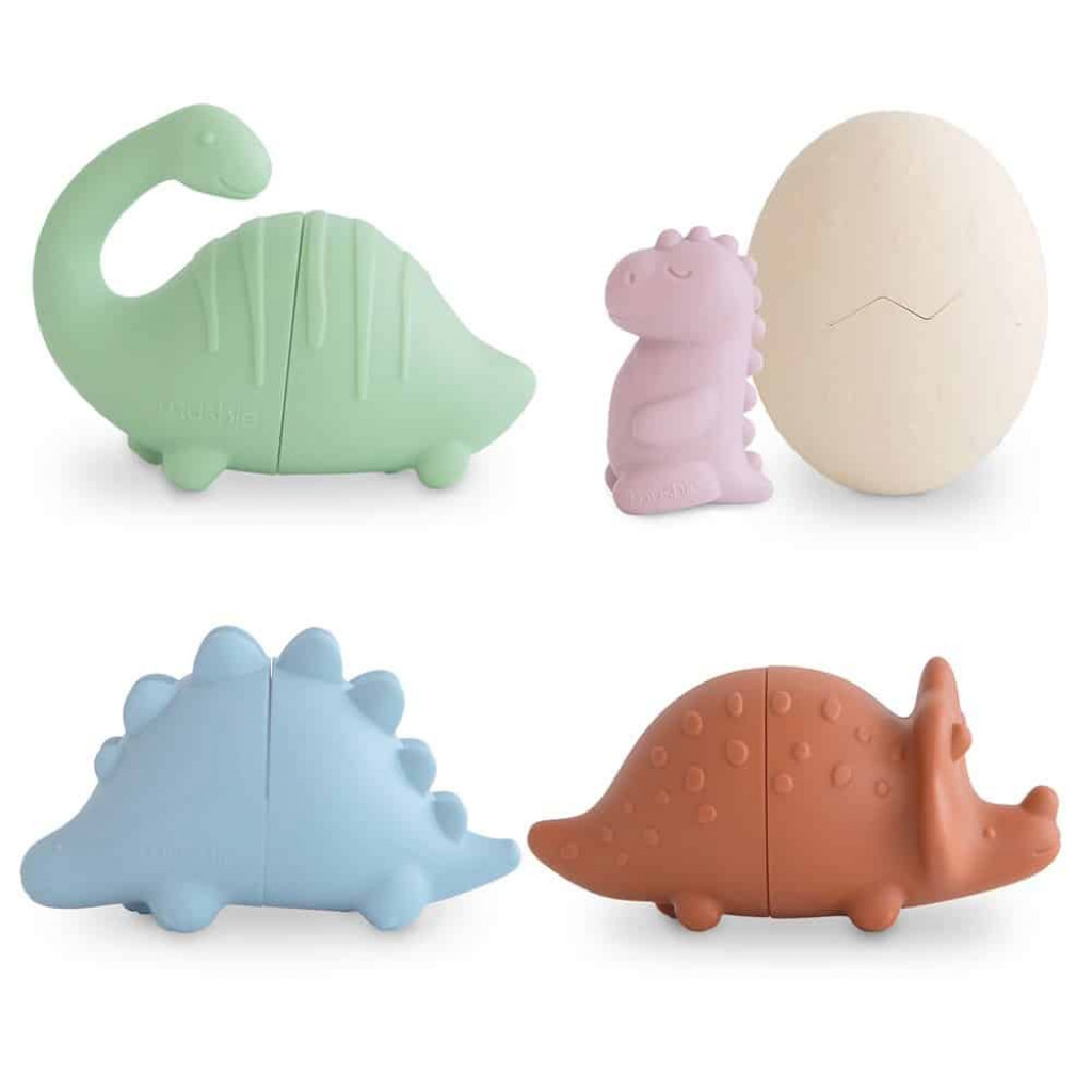 Mushie Súprava do kúpeľa bez plesní mushie - dinosaurs